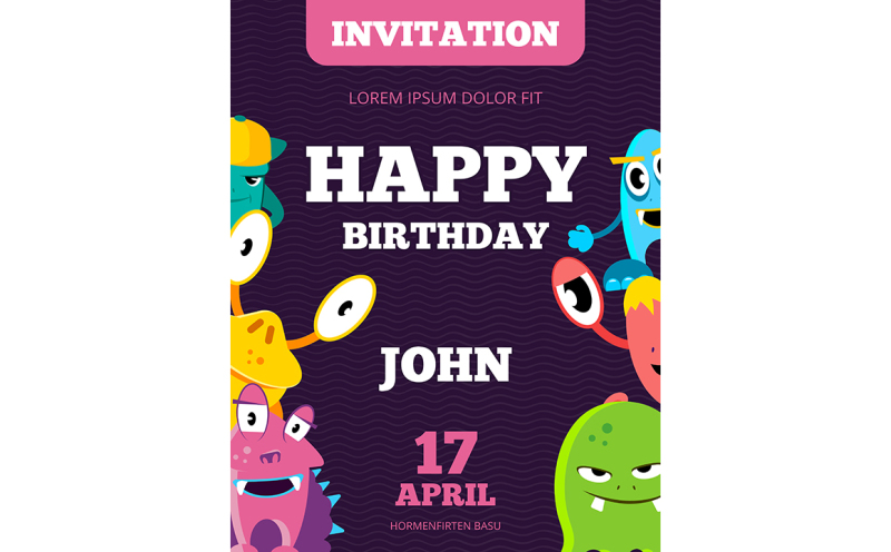 children-happy-birthday-invitation-vector-card