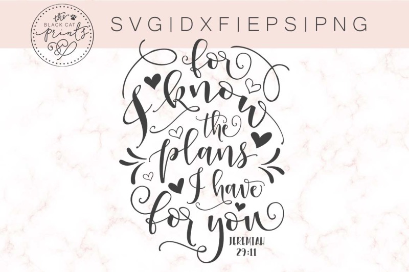for-i-know-the-plans-svg-dxf-eps-png