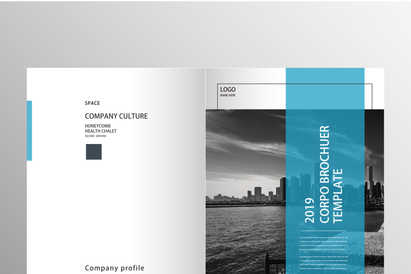 clean-blue-company-brochure-template-bundles