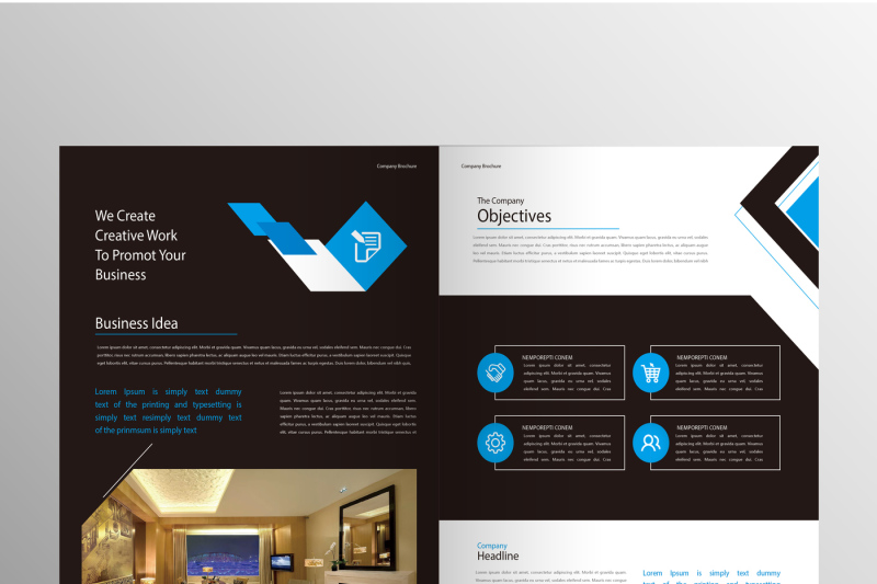 professional-blue-company-culture-display-brochure