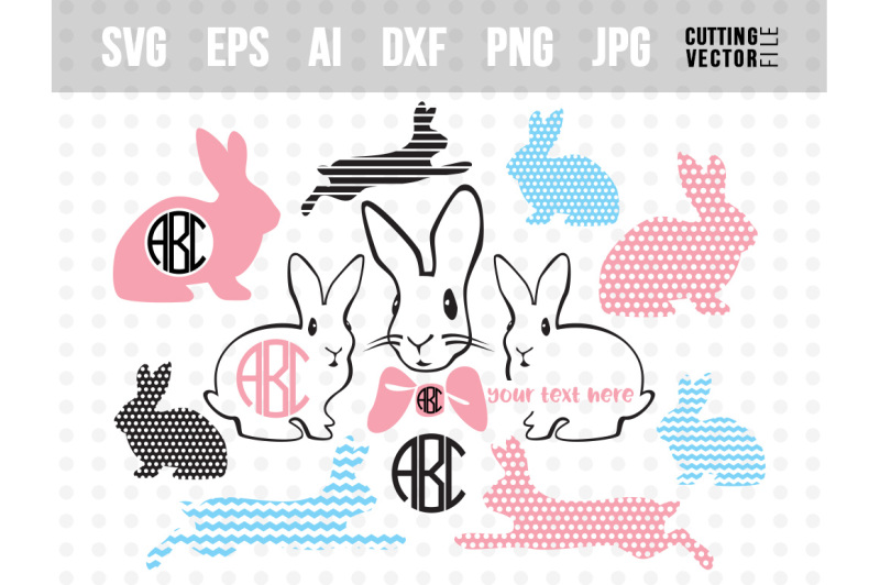 bunny-vector-bundle-svg-eps-ai-dxf-png-jpg