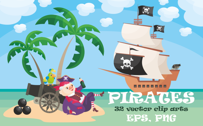 pirates-vector-clip-arts