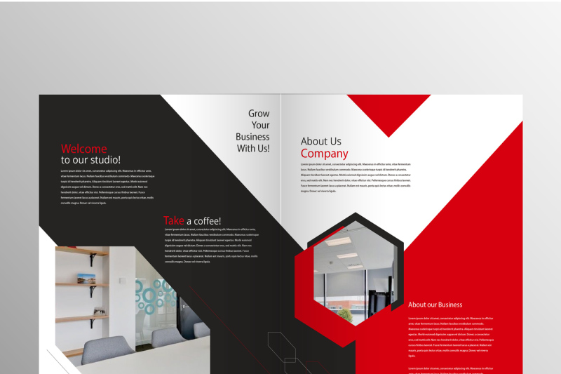 red-professional-company-brochure-template-bundle