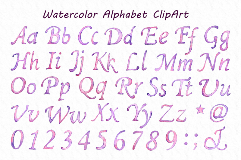 watercolor-alphabet-clipart