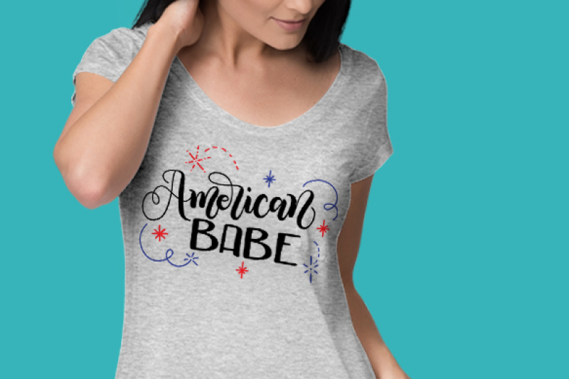 american-babe-usa-independence-hand-drawn-lettered-cut-file