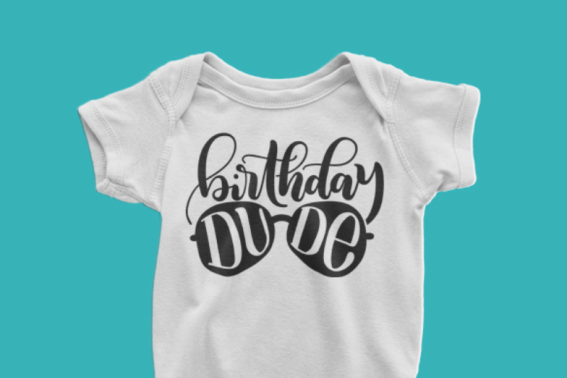 Download Birthday Dude Cool Kid Hand Drawn Lettered Cut File By Howjoyful Files Thehungryjpeg Com