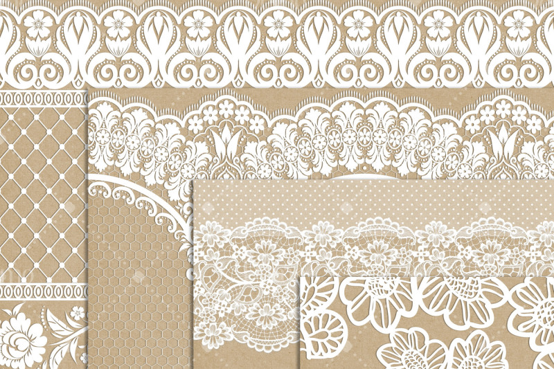 16-white-lace-craft-wedding-papers