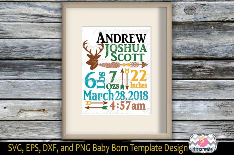 svg-dxf-png-and-eps-cutting-files-baby-birth-announcement-template