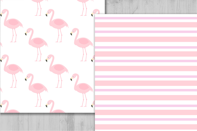 pink-flamingo-digital-paper-flamingo-digital-paper-summer-patterns