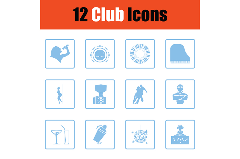 club-icon-set