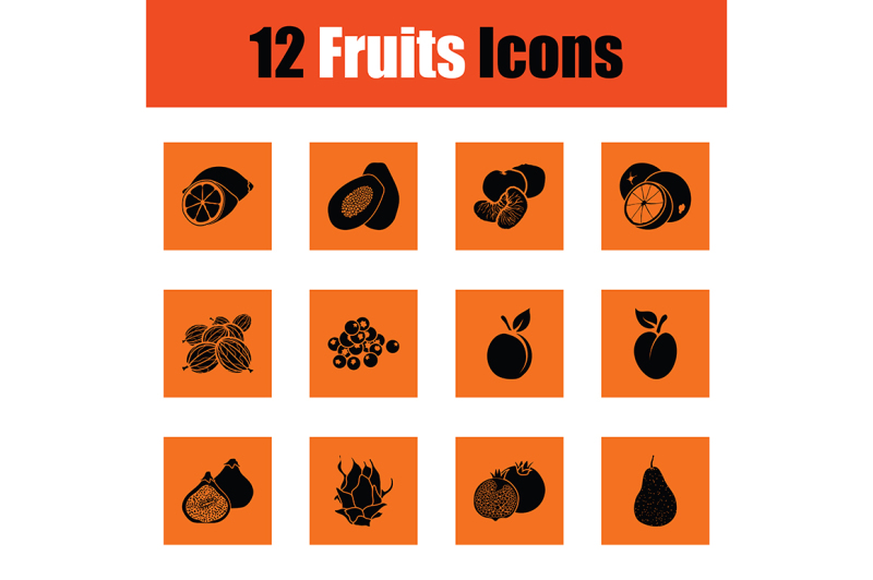 fruit-icon-set