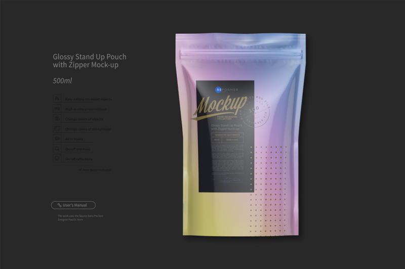Download Download Glossy Stand Up Pouch With Zipper Mock Up Psd Mockup Grunge Texture Free Mockups Download PSD Mockup Templates