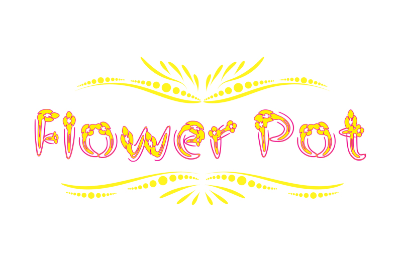 flower-pot-typeface-handmade-floral-font