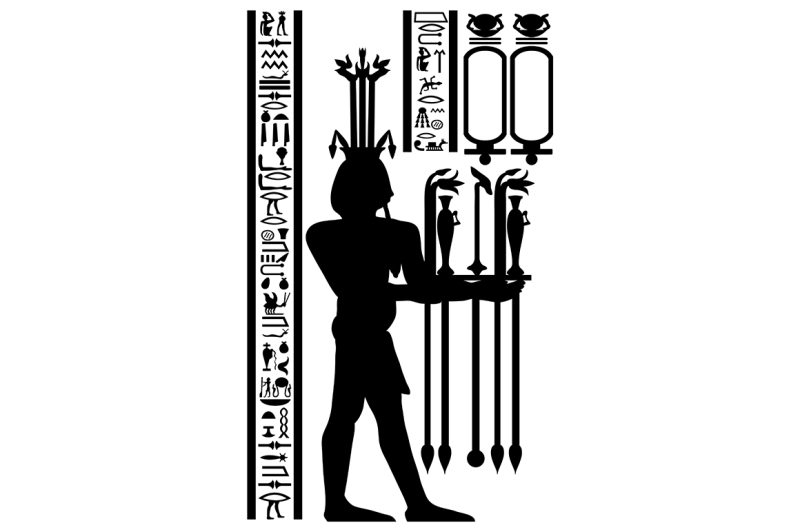 egyptian-hieroglyphs-and-fresco