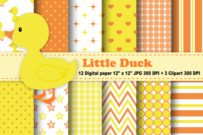 duck-digital-paper-chick-background-duckling-pattern-duck-clipart