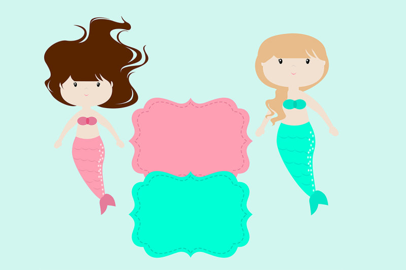 mermaid-digital-paper-bubbles-background-girls-digital-paper