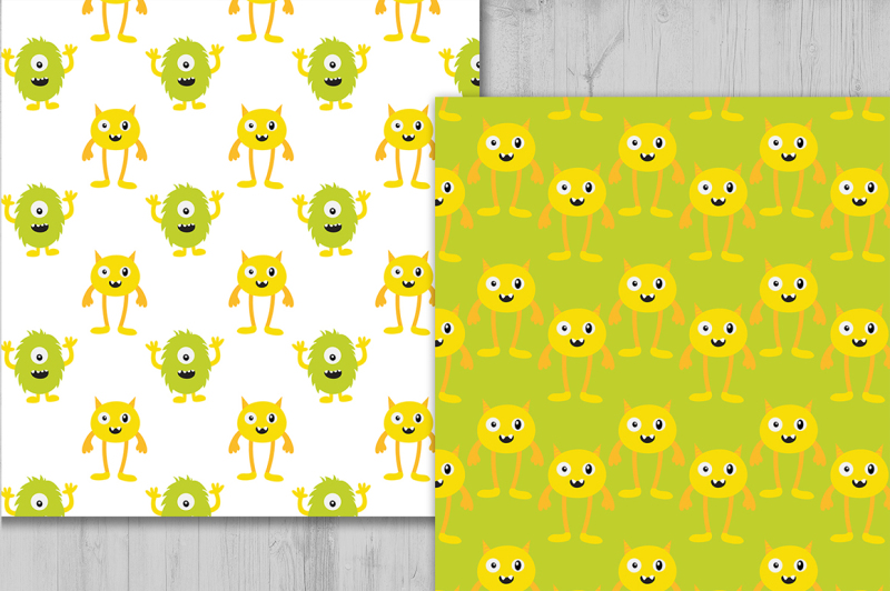 monster-digital-paper-monsters-scrapbooking-papers-monsters-party