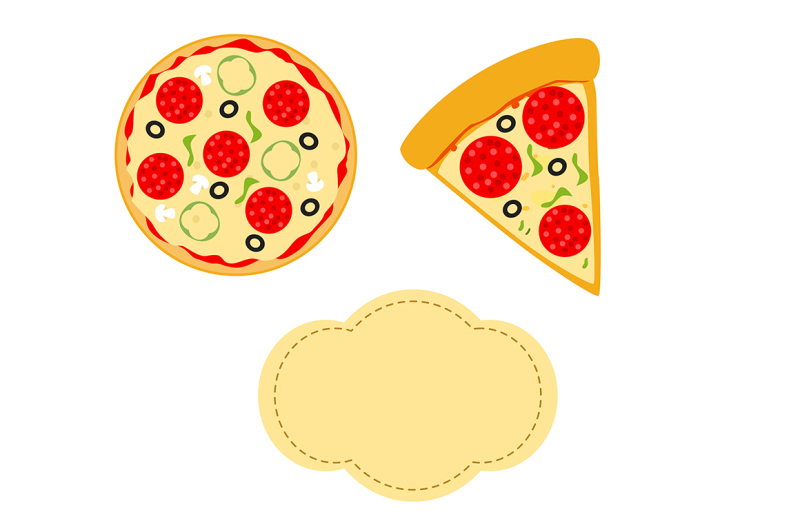 pizza-digital-paper-food-background-fast-food-pattern