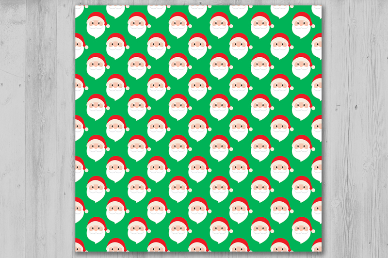 santa-digital-paper-christmas-digital-paper-holiday-pattern