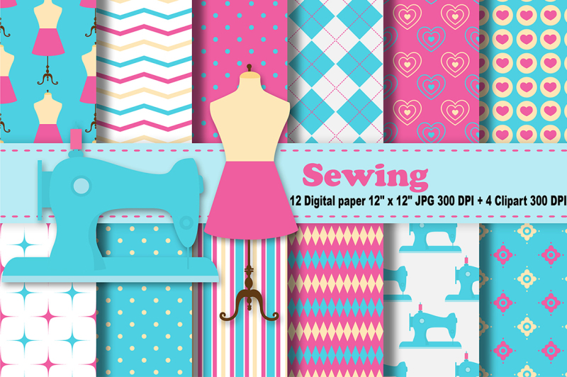 sewing-digital-paper-sewing-machine-thread-background-seamstress