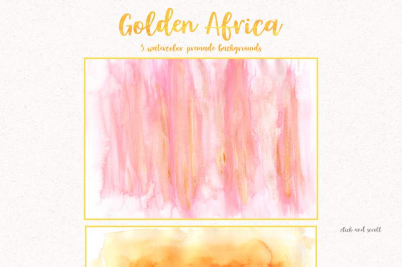 golden-africa-watercolor-set