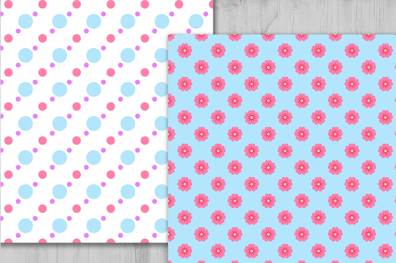flower-digital-paper-spring-pattern-summer-pattern-floral-patterns