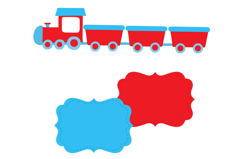 train-digital-paper-transportation-background-transport-pattern