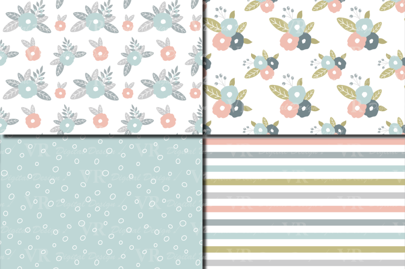 pastel-flowers-seamless-pattern-peach-blue-green-floral-digital-paper