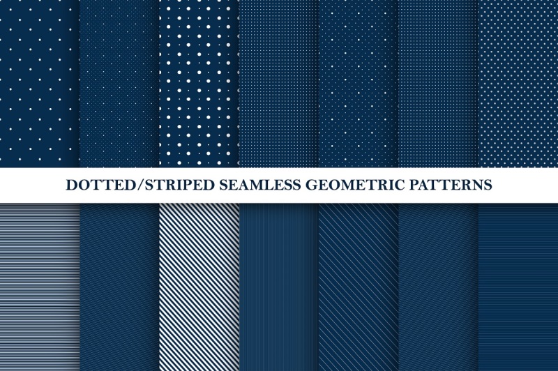dotted-striped-seamless-patterns