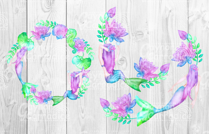 watercolor-mermaids-clipart