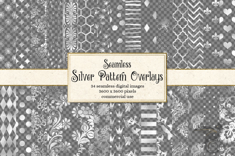 silver-pattern-overlays