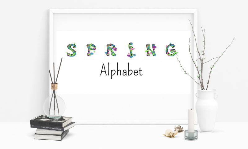 spring-alphabet-paper-cutout-vector-design