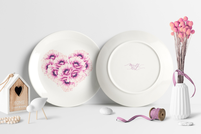 with-love-watercolor-romantic-set