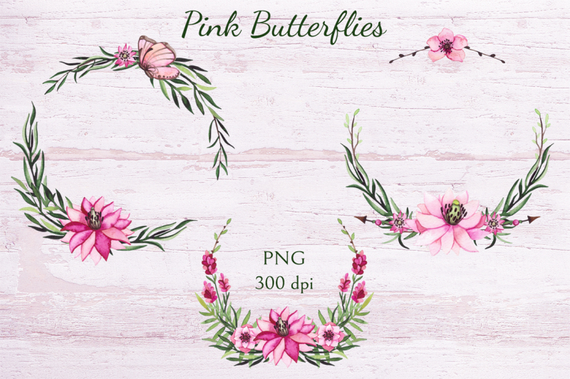 pink-butterflies