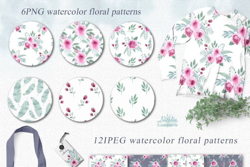 watercolor-floral-marsala
