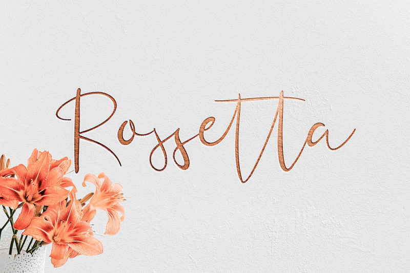 rossetta-script-font