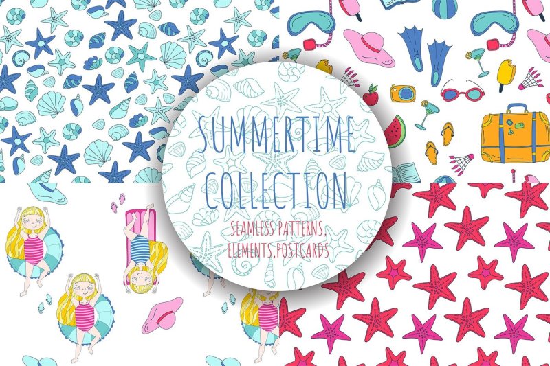 summertime-vector-collection