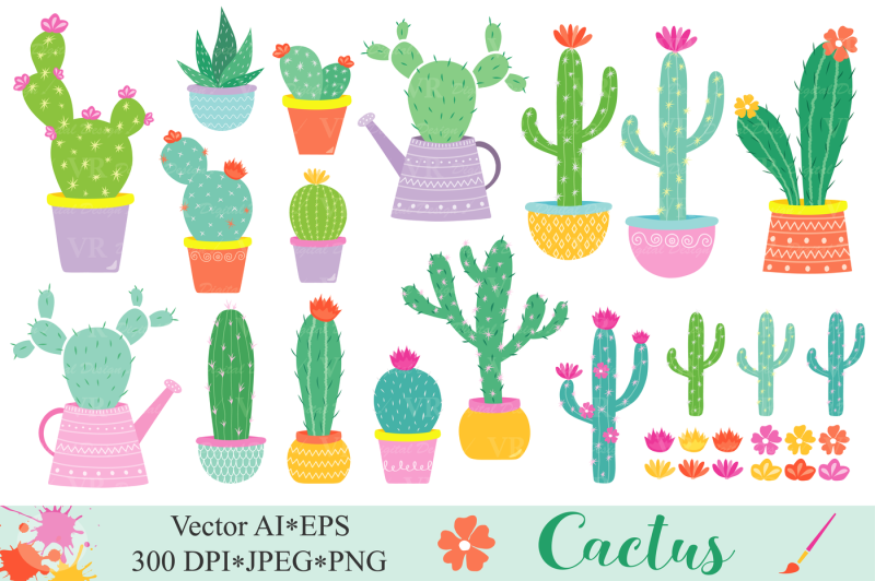 cactus-clipart-cute-potted-cacti-plants-vector-graphics