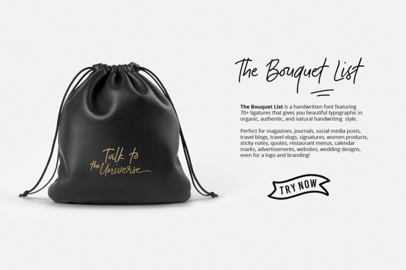 the-bouquet-list-handwritten-font-extras