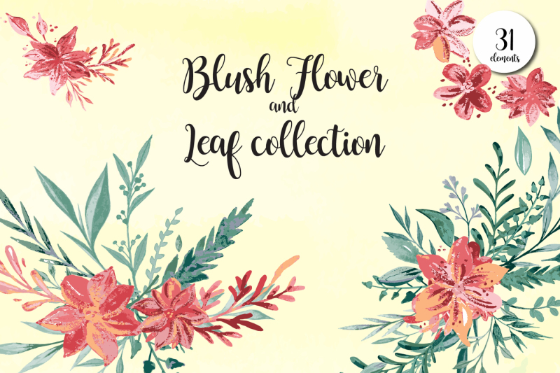 watercolor-blush-flower-and-leaf-collection-watercolor-floral-design