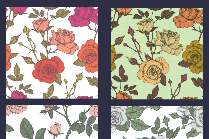 35-vintage-seamless-patterns-with-roses