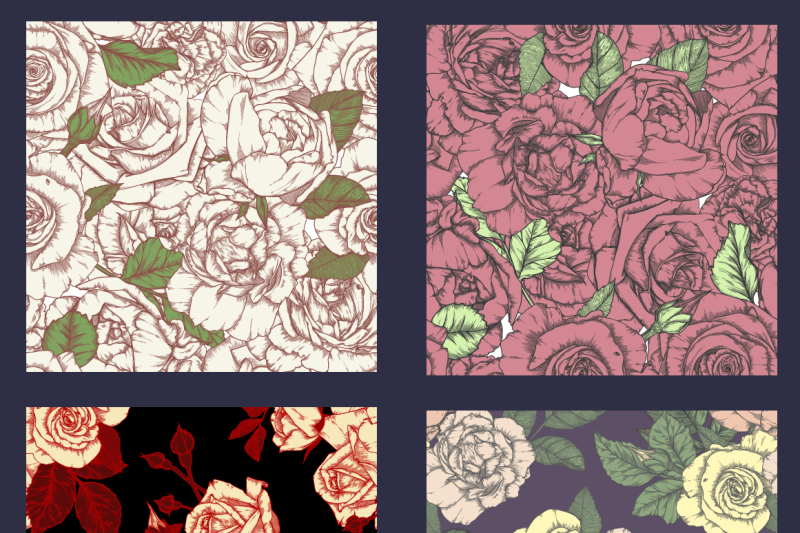 35-vintage-seamless-patterns-with-roses