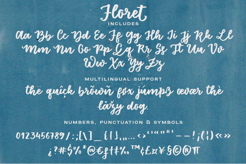 floret-a-brush-font-family