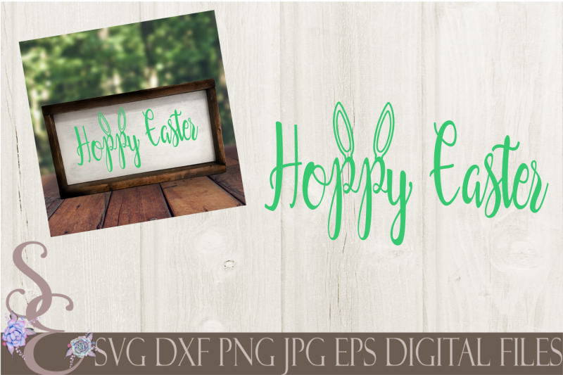 Hoppy Easter SVG Easy Edited