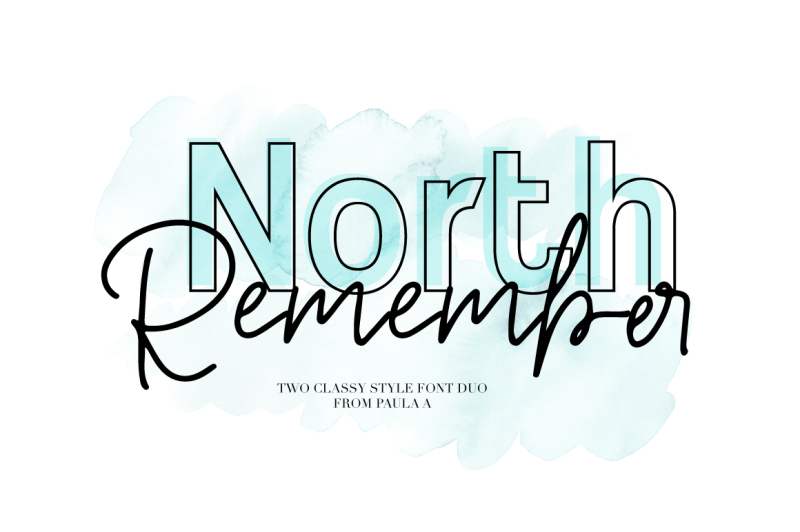 north-remember-font-duo