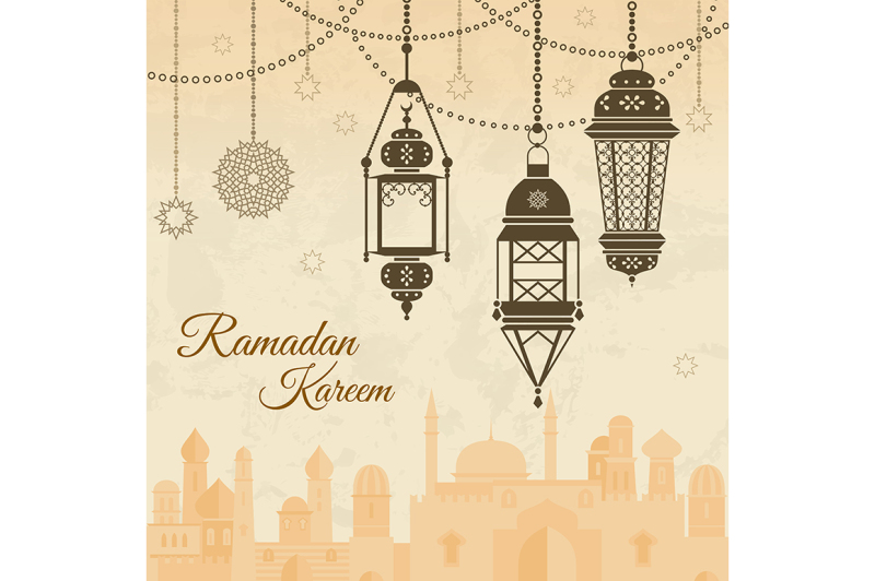ramadan-eid-mubarak-festival-background-with-lamp-of-islmaic-style