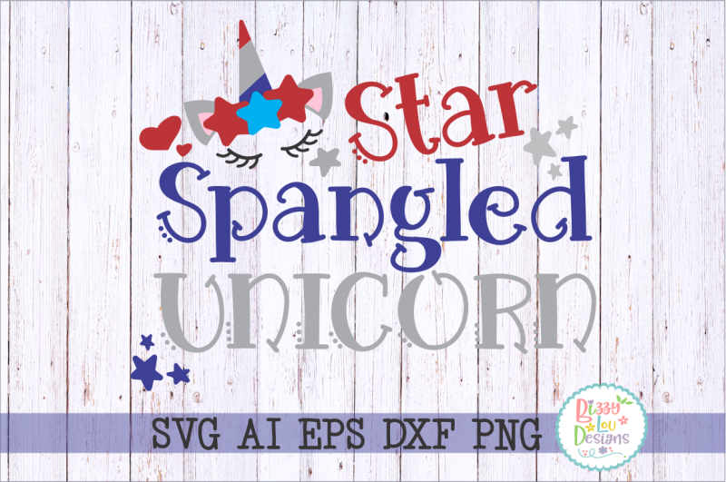 star-spangled-unicorn-svg-dxf-eps-png-ai