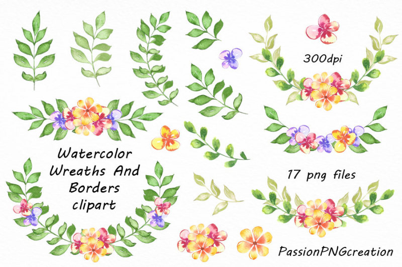 watercolor-floral-wreaths