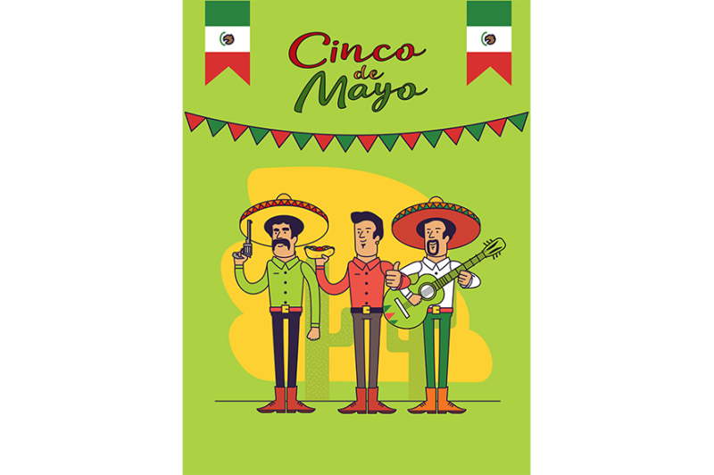 cinco-de-mayo-poster-design-mexicans-characters-set
