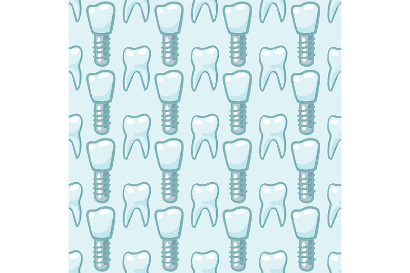 white-teeth-on-blue-background-vector